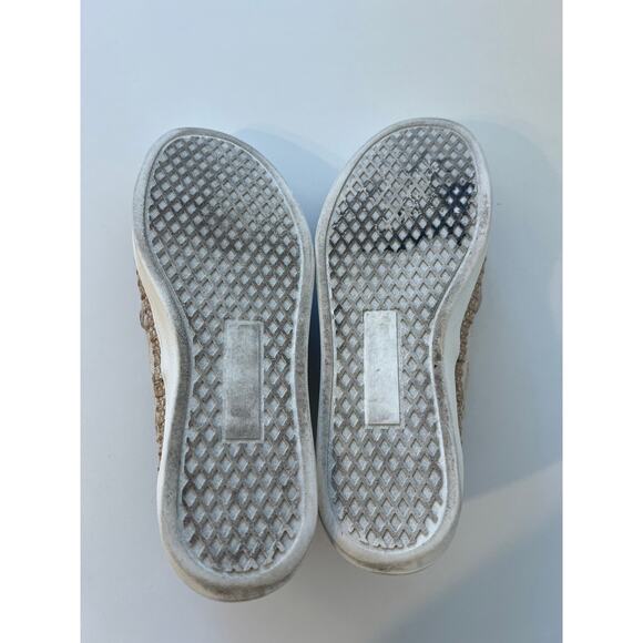 Johnny Was Floral Cecilia Sand Suede Slip On Sneaker Women Size 7.5 M Fairy Boho - Picture 10 of 12